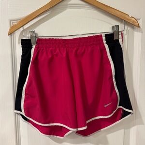 Nike Women's Athletic Shorts in Pink and Black